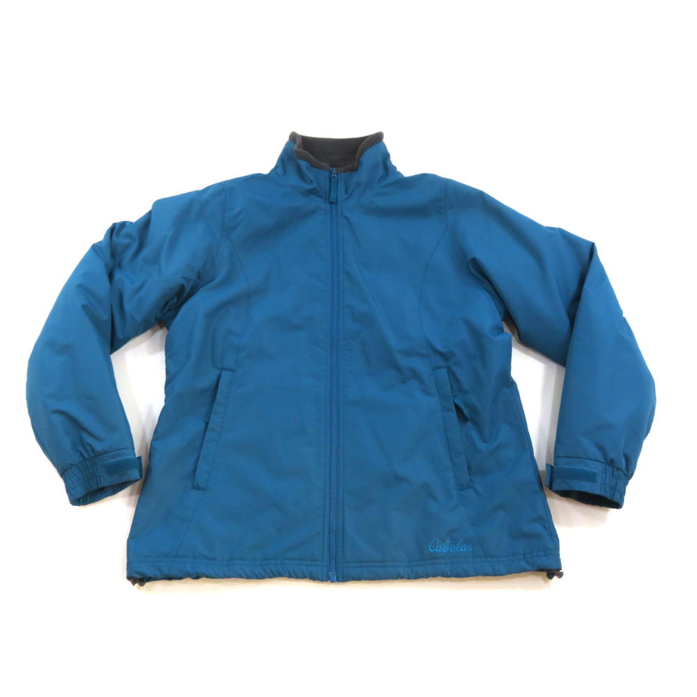 Cabelas Outerwear Blue Jacket Zip Up Womens Sz M